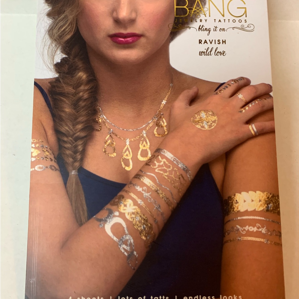 Metallic Temporary Tattoos- Ravish - Wild Love